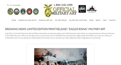 Desktop Screenshot of official-military-art.com